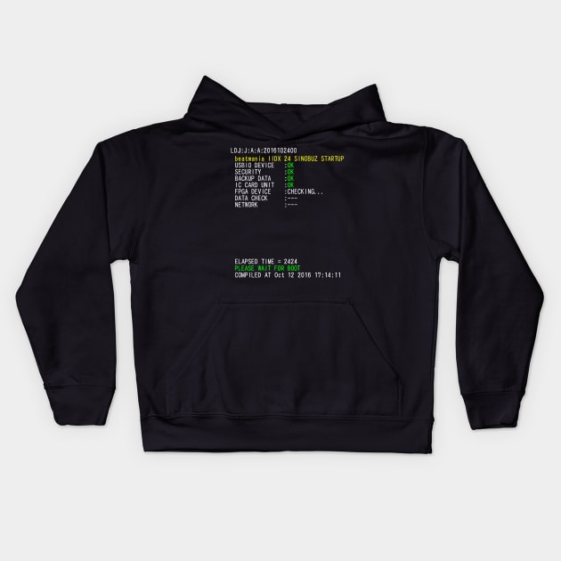 IIDX STARTUP SINOBUZ ver. Kids Hoodie by CommonSans